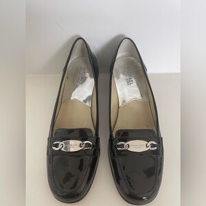 Michael Kors Patent Loafer Heels size 9